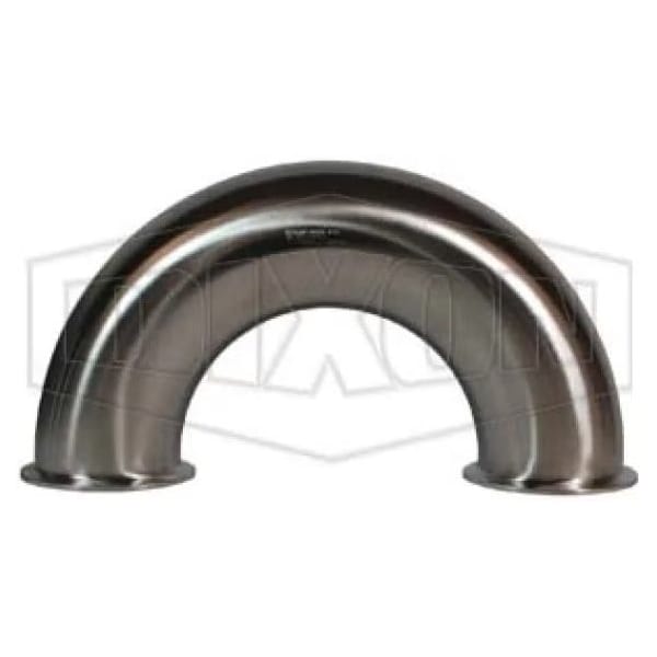 180Deg Clamp Return Bend, 1-1/2 in, 316L SS, Domestic