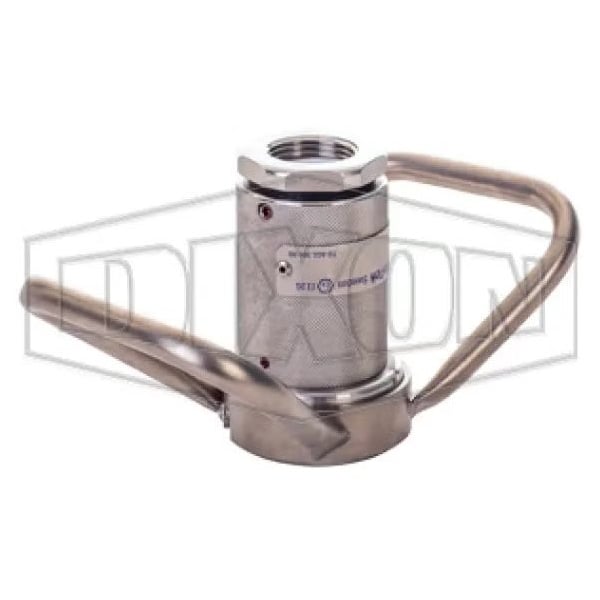 Dry Disconnect Steam Coupler, Coupling, 1 in, Quick Disconnect Coupler x FNPT, 316 SSss Steel