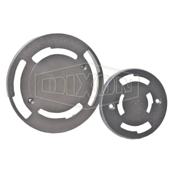 The Right Connection Threaded Mounting Plate, 1-1/2 x 2-1/2 in Nominal, Storz End Style, Aluminum, D