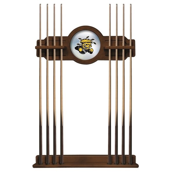 Wichita State Cue Rack in Chardonnay Finish