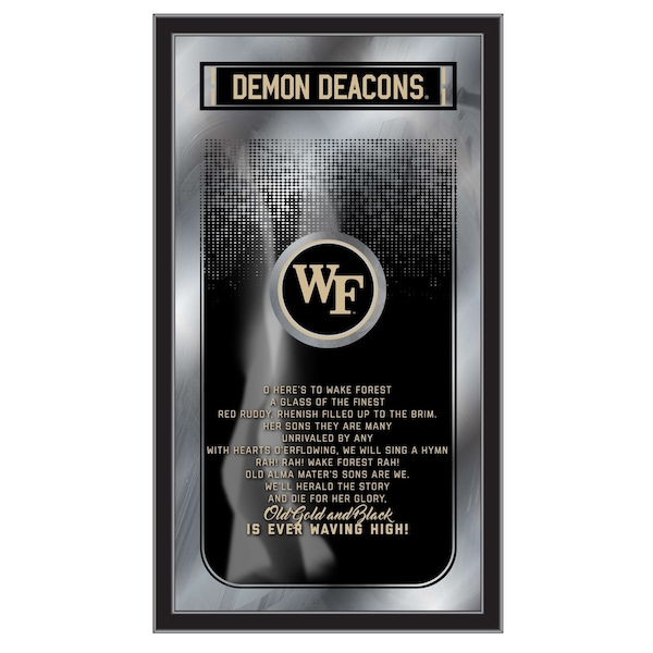 Wake Forest 26" x 15" Fight Song Mirror