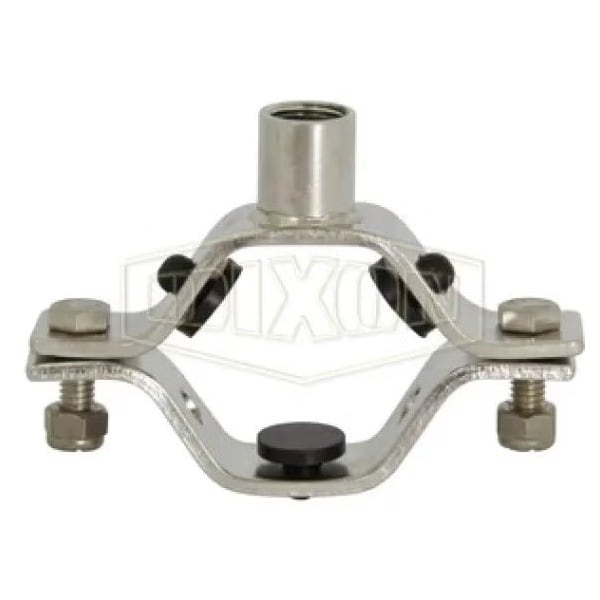 Hex Tube Hanger with ABS Sleeve, 3 in Nominal, 304 SS, Domestic