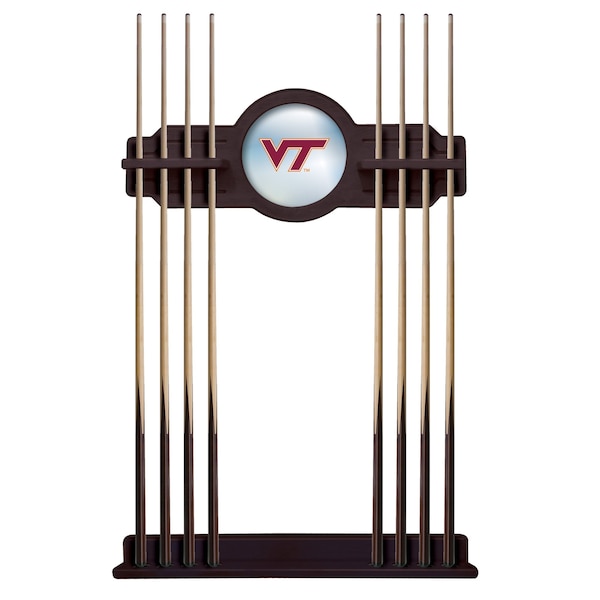 Virginia Tech Cue Rack in English Tudor Finish