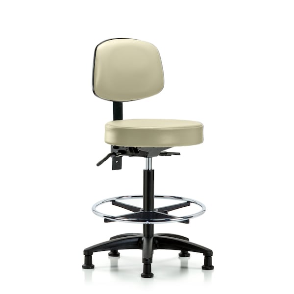 Bench Stool, Hi, Vin, Bk, Tilt, CF, Gld, Wht