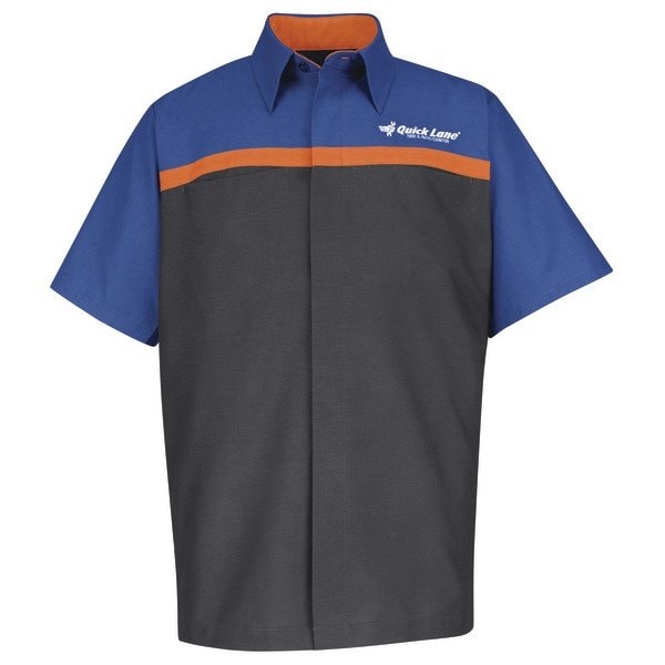 U Ss Quicklane Tech Shirt-Ch/Rb/Or, XL
