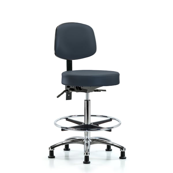 Ben Stool, Hi, Vinyl, Bk, CF, Gld, Nav