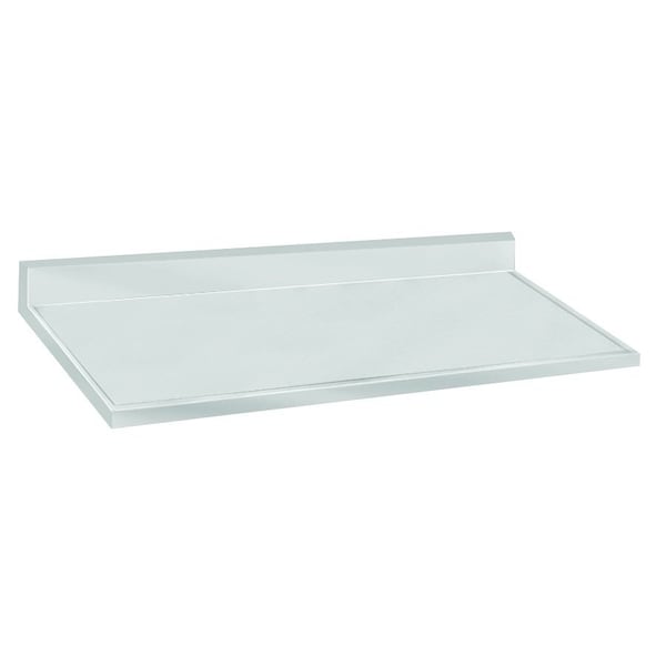 Countertop 120 in.W x 25 in.D with 5 in. backsplash