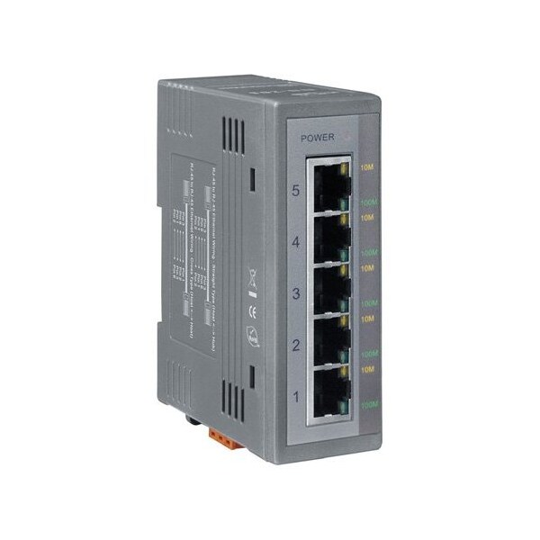 Unmanaged 5-port Industrial 10/100 Mbps Ethernet Switch, NS205