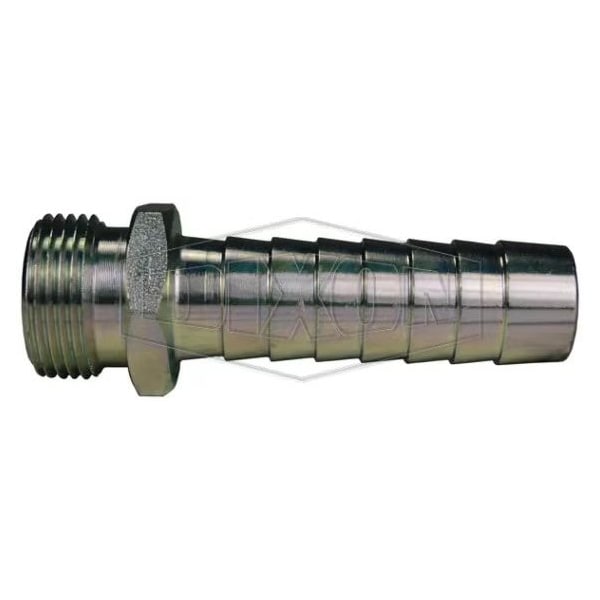 Long Shank Coupling, 1/2 in Nominal, Male NPSM x Hose End Style, 2-3/4 in L, Domestic