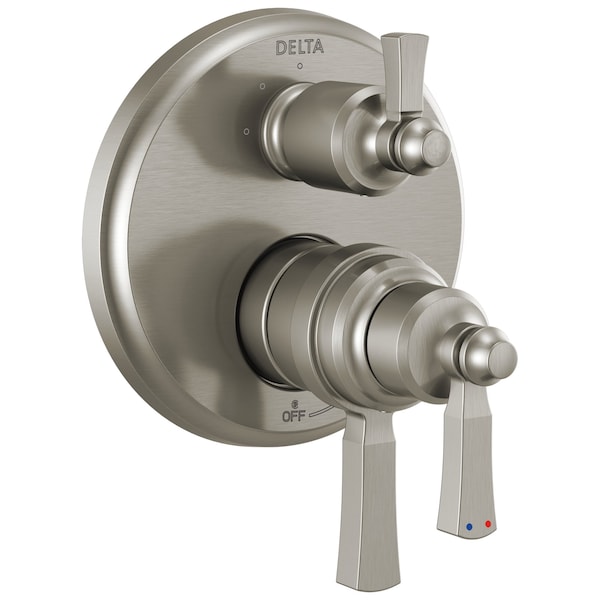 2-Handle Monitor 17T Series Valve Trim With 6 Setting Diverter