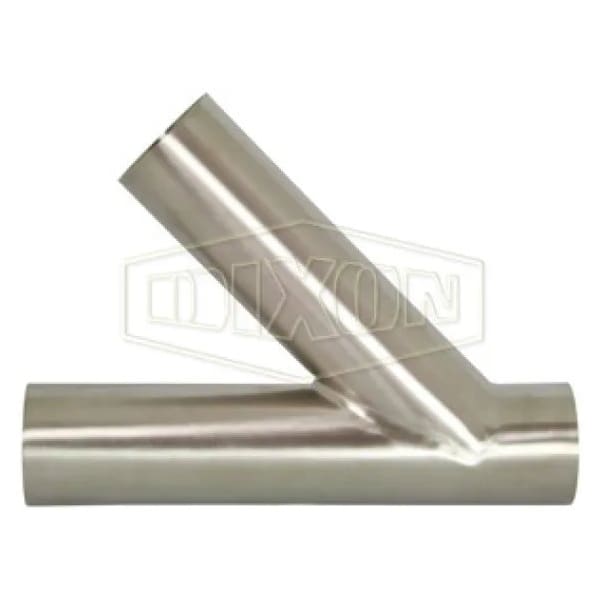 Sanitary Lateral, 4 in Nominal, Butt Welded End Style, 316L SS, Domestic