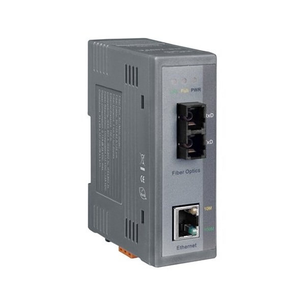 Industrial 10/100 Base-TX to 100 Base-FX Media Converter, NS200AFCT