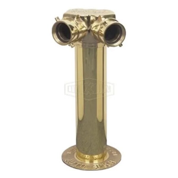 The Right Connection 21-207 2-Way Sidewalk Siamese Assembly, 2 2-1/2 x 6 in, FNST x FNPT, Cast Bra