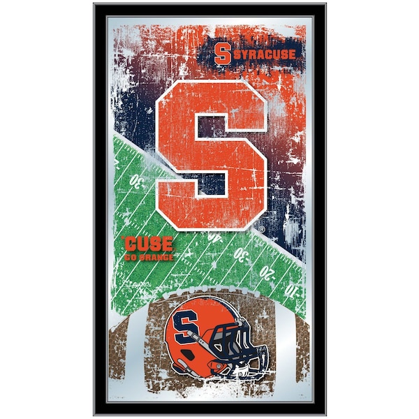 Syracuse 15" x 26" Football Mirror