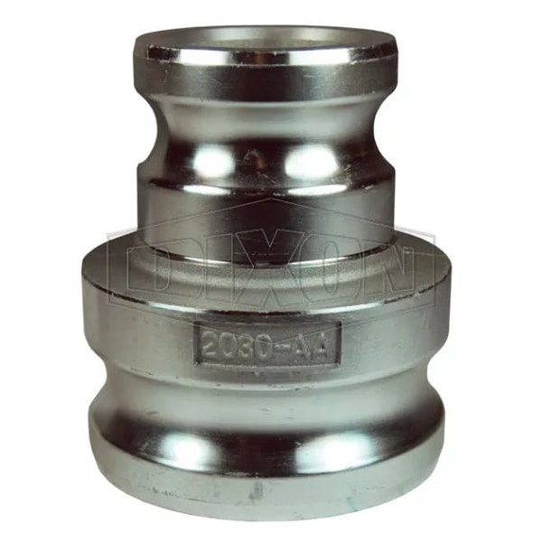 Global Type AA Spool Adapter, 1-1/2 in Nominal, Male Adapter End Style, Aluminum, Domestic