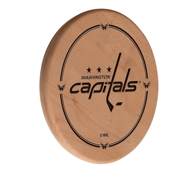 Washington Capitals 13" Laser Engraved Solid Wood Sign