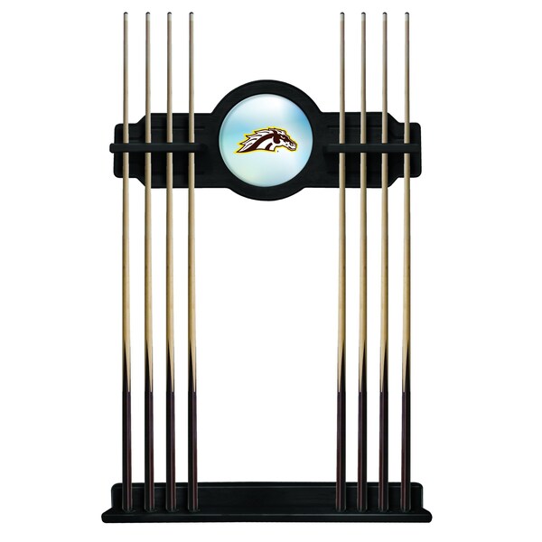 Western Michigan Cue Rack in Black Finish