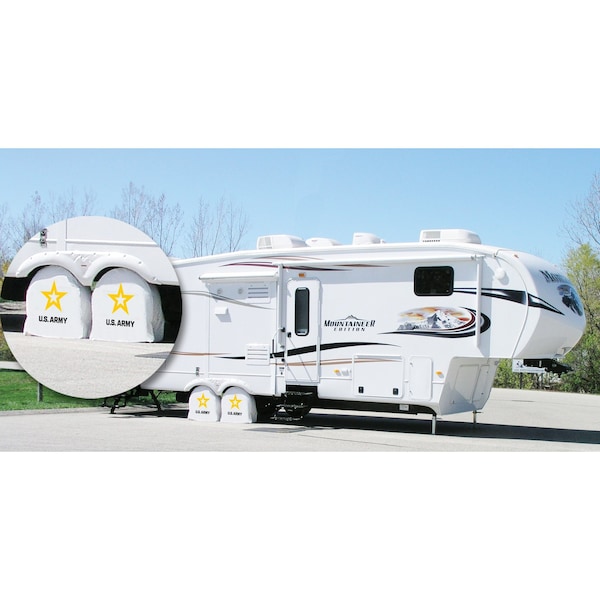 21-1/2" x 8" U.S. Army Tire Shade