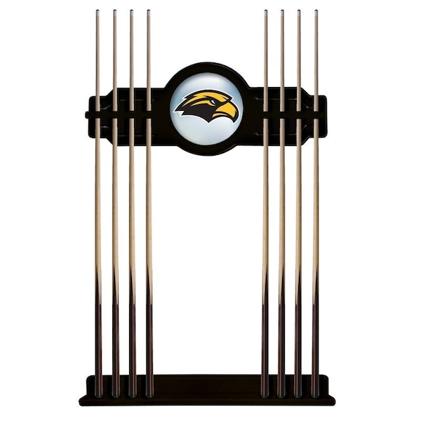Southern Miss Cue Rack in Black Finish