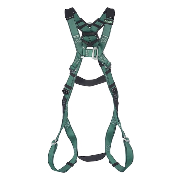 V-FORM Harness, M, 400 lb., Quick-Connect Chest/ Qwik-Fit Leg Straps, Back D-Ring