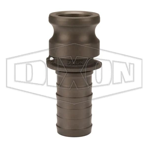 Boss-Lock Type E Cam and Groove Adapter, 3 in, Male Adapter x Hose Shank, Aluminum, Domestic