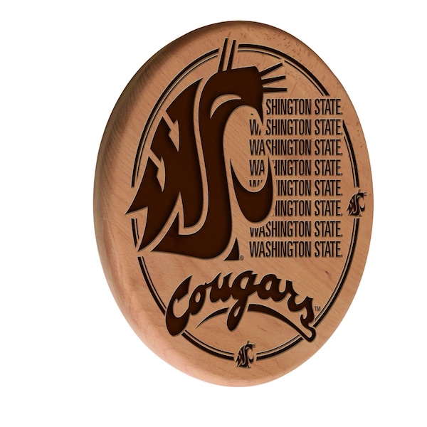 Washington State University 13" Laser Engraved Solid Wood Sign