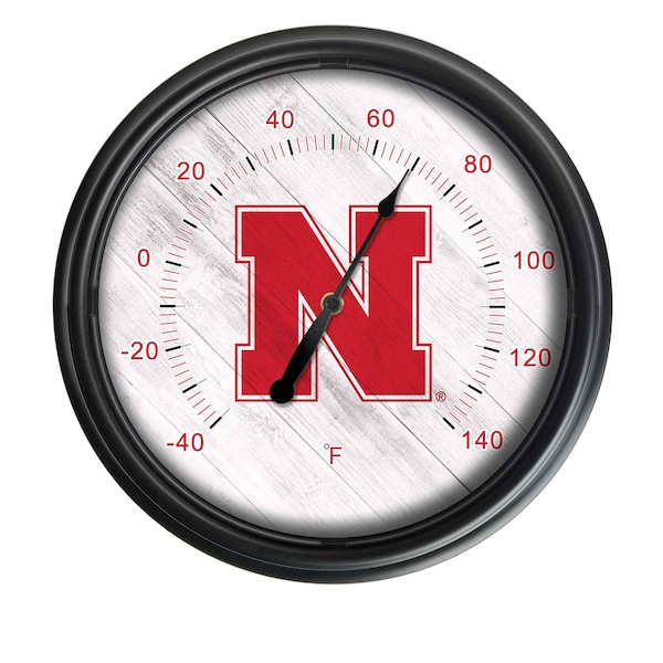 University of Nebraska Indoor/Outdoor LED Thermometer
