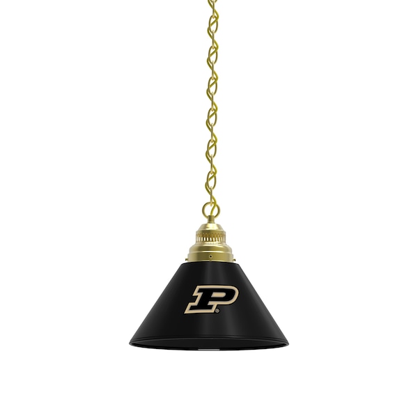 Purdue Pendant Light, Brass Fixture