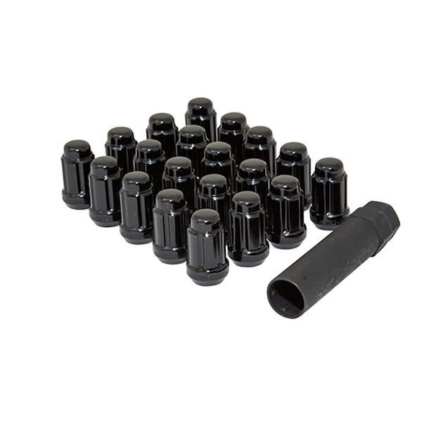 5 Lug Kit 12 x 20 Thread Size 60 Degree Conical Spline Drive Spline Drive Acorn
