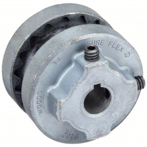 Spring Coupler, Flex, 1/2" x 5/8"