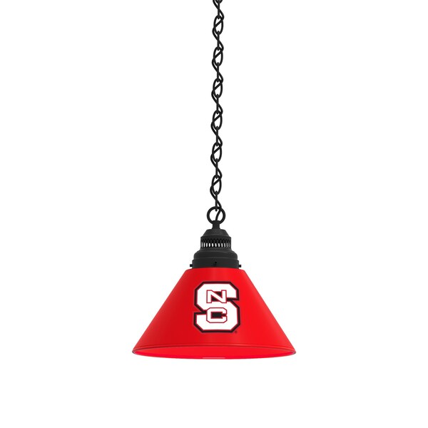 North Carolina State Pendant Light, Black Fixture