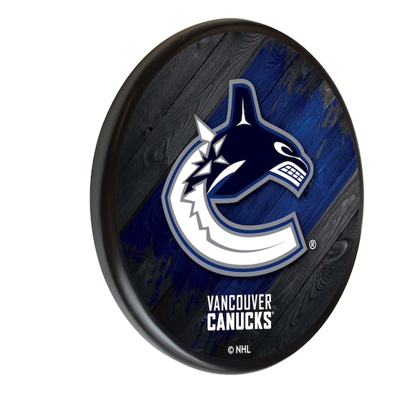 Vancouver Canucks 13" Solid Wood Sign