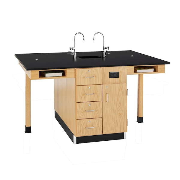 Four Station Service Center, 66" W, 36" Height