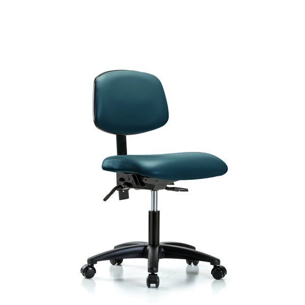 Vinyl Chair, Desk, Tilt, Casters, Royal