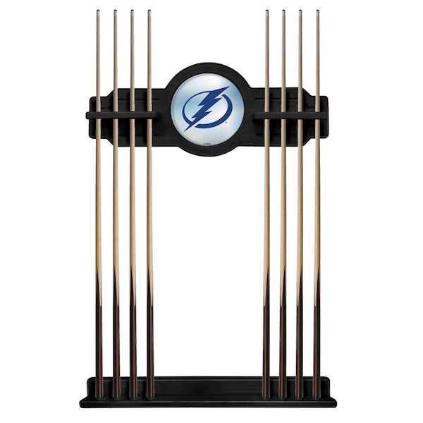 Tampa Bay Lightning Cue Rack in Black Finish