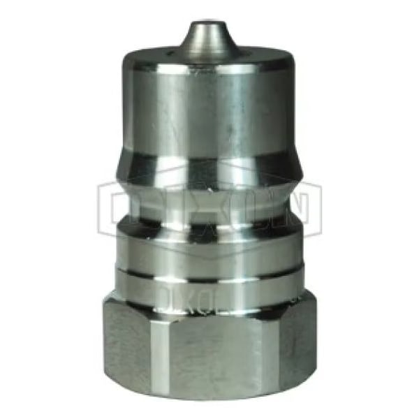 DQC HS Interchange Steam Female Plug, 1-11-1/2 Nominal, Female NPTF, 303 Stainless Steel