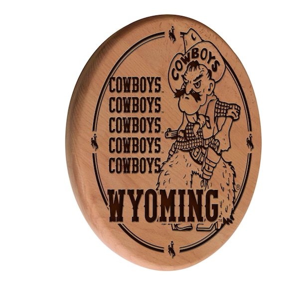 University of Wyoming 13" Laser Engraved Solid Wood Sign
