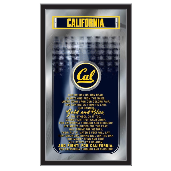 University of California 26" x 15" Fight Song Mirror