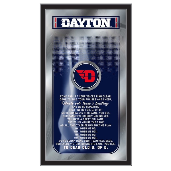 University of Dayton 26" x 15" Fight Song Mirror