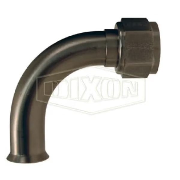 90Deg Hose Elbow, 1-5/16-12 x 1 in, 37Deg Female SAE/JIC x Weld