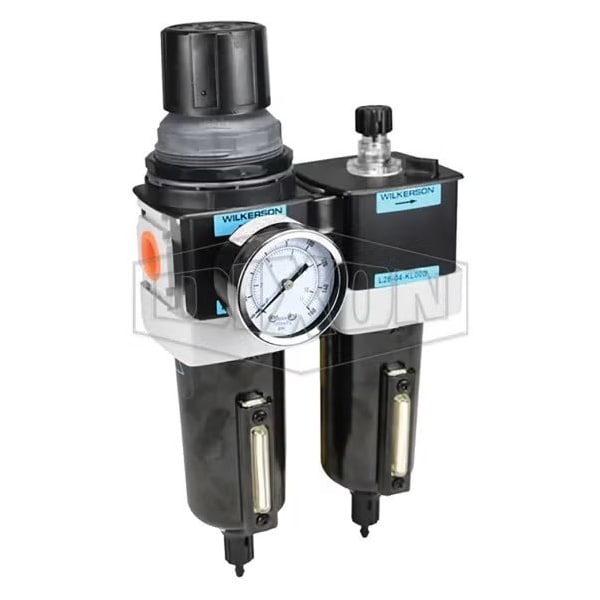 Wilkerson by  Combination Unit with Manual Drain and Sight Gauge, 3/4 in Port, 175 SCFM Flow Rate, A