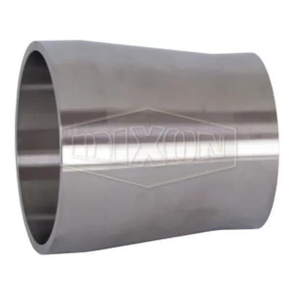 Weld Adapter, 2 in, Tube Weld x SCH 10S Weld Adapter, 316L SS, Domestic