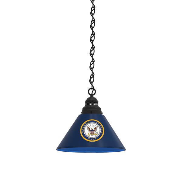 U.S. Navy Pendant Light, Black Fixture