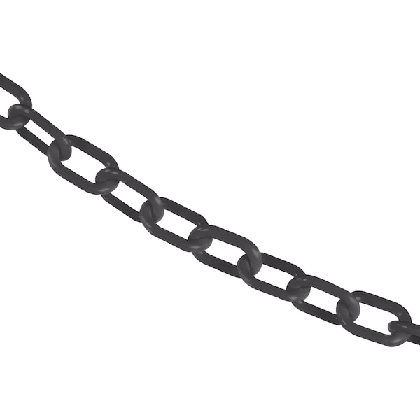 1" x 50' Slate Gray Plastic Safety Chain