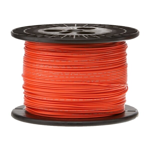 18 AWG Gauge UL1061 Stranded Hook Up Wire, 300V, 0068 Diameter, Orange, 250 ft Length