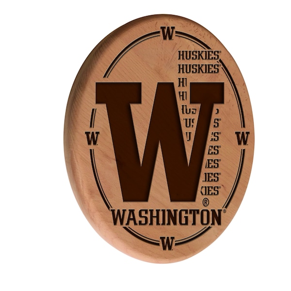 University of Washington 13" Laser Engraved Solid Wood Sign