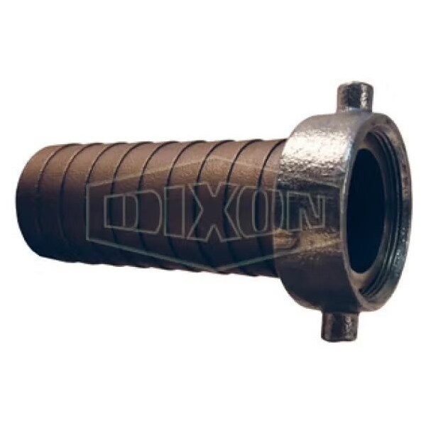 Super King Long Shank Coupling with Pin Lug Iron Nut, 2 in Nominal, Female NPSM End Style, 5 in L,