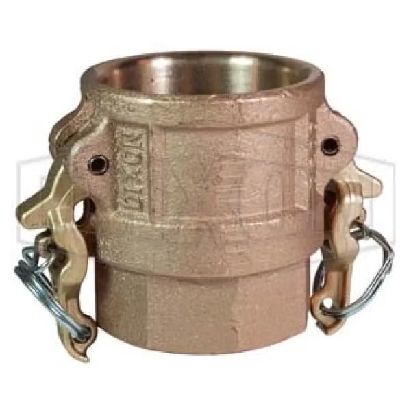 Boss-Lock Type D Cam and Groove Coupler, 3/4 in Nominal, Female Coupler x FNPT End Style, Brass, Do