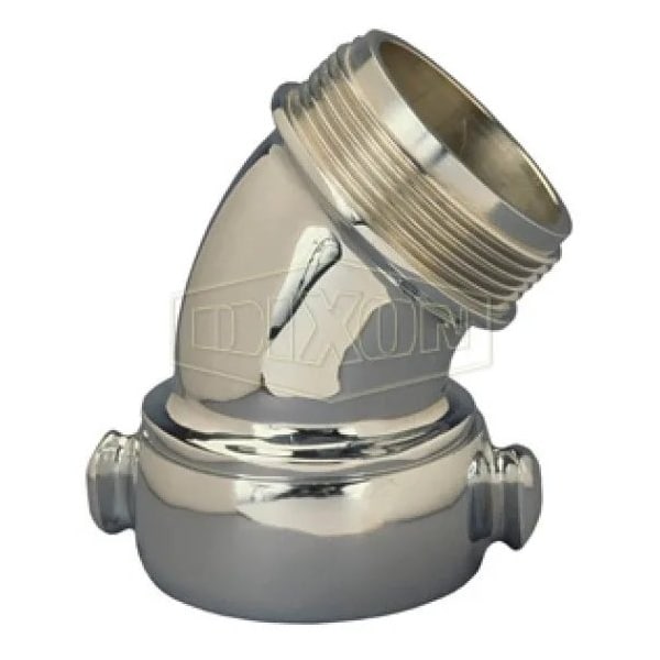 The Right Connection Angle And Suction Elbow, 2-1/2 in, FNST x MNST, Brass, Domestic