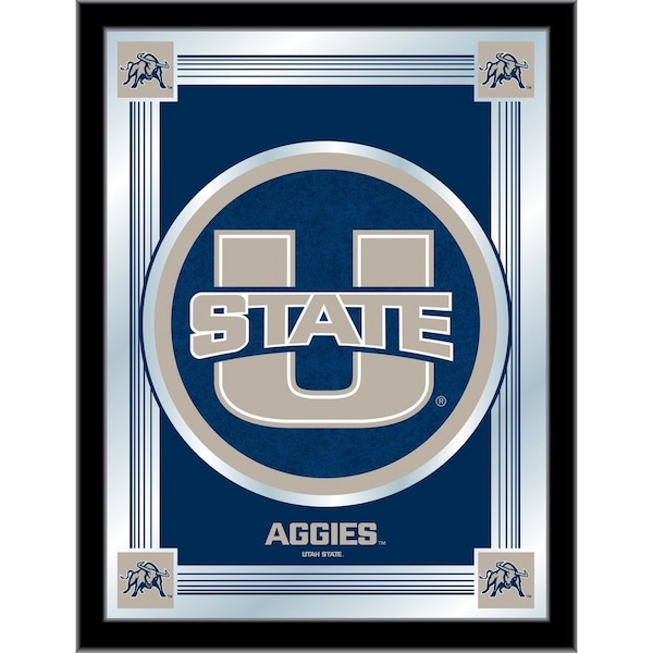 Utah State 17" x 22" Logo Mirror